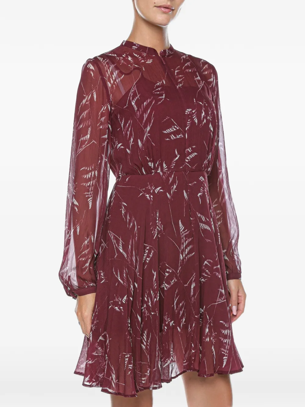 Armani Exchange Mini-jurk met bloemenprint Rood