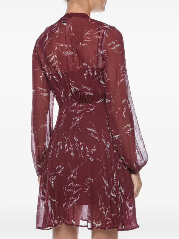armani exchange red dress Armani Exchange Women Viscose, Polyamide, Elastane Mini Dress