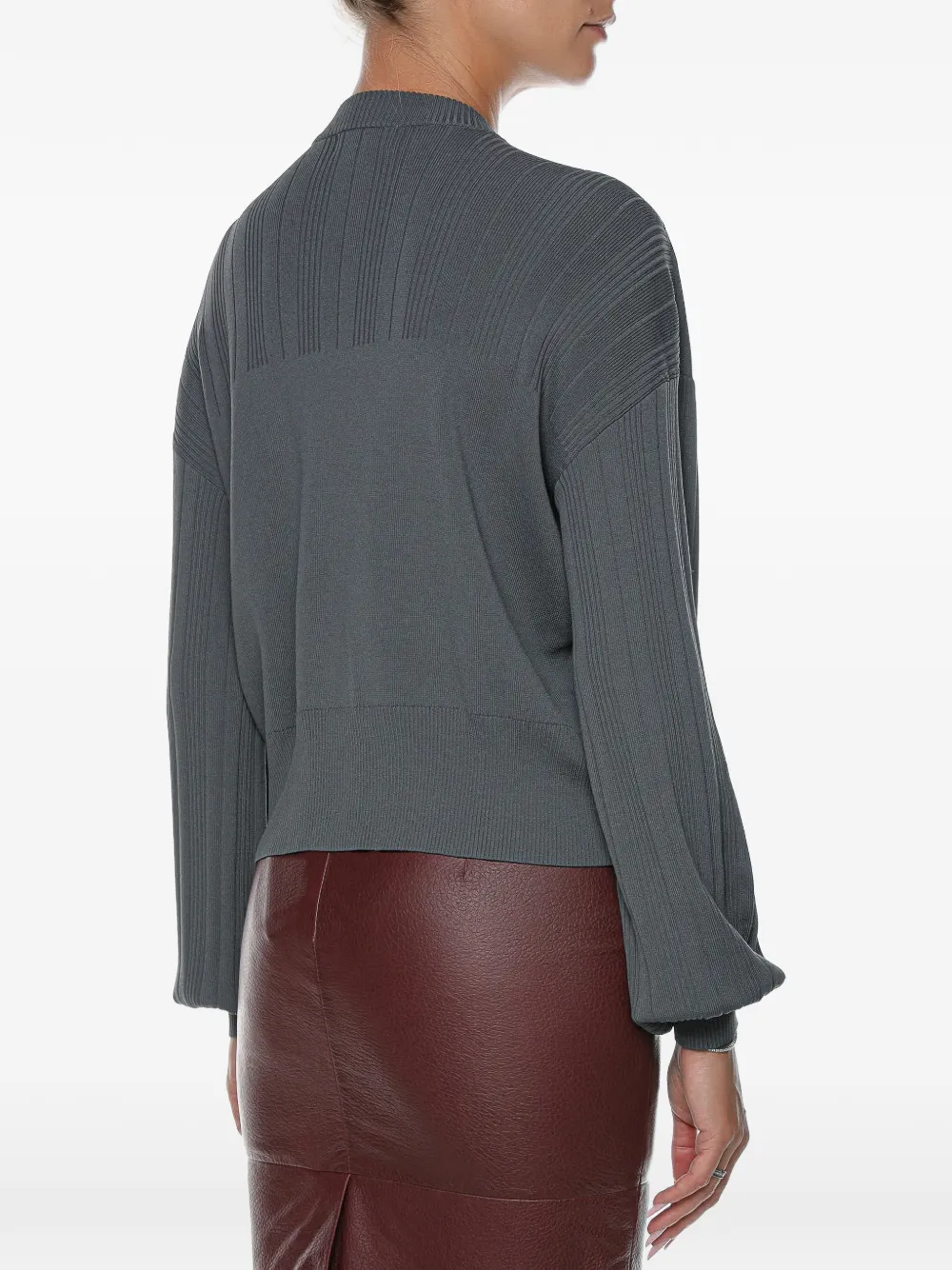 Armani Exchange Vest met ronde hals Grijs