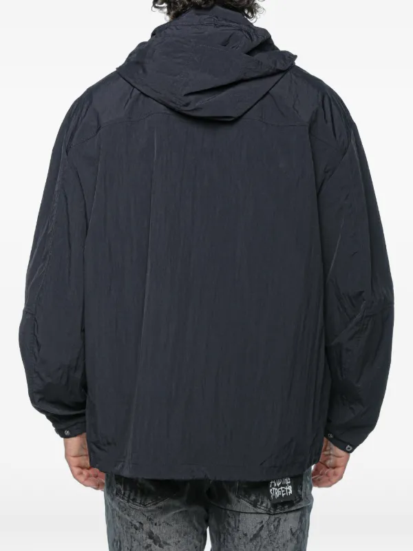 Armani Exchange logo-patch Hooded Jacket | Black | FARFETCH