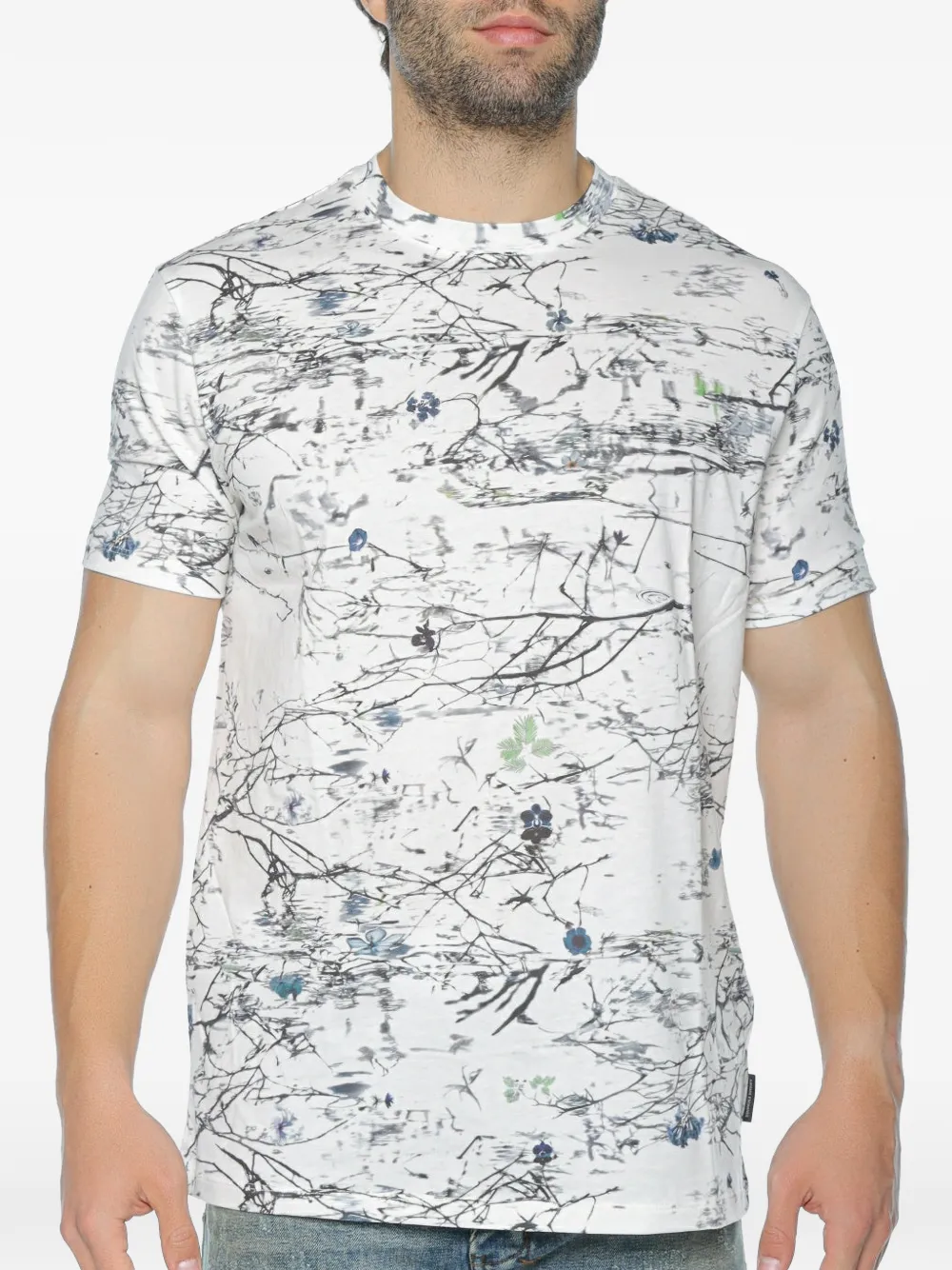Armani Exchange crew-neck T-shirt - Bianco