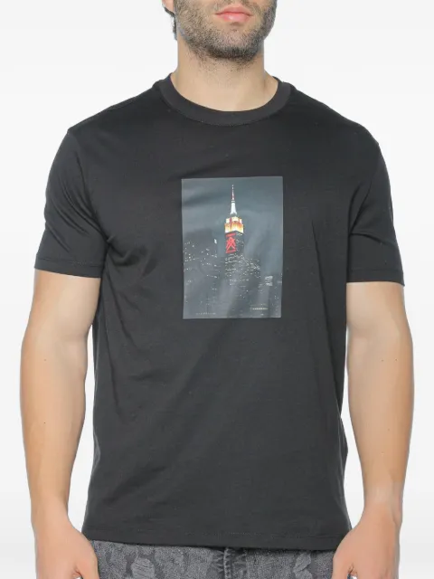 Armani Exchange playera con estampado gráfico