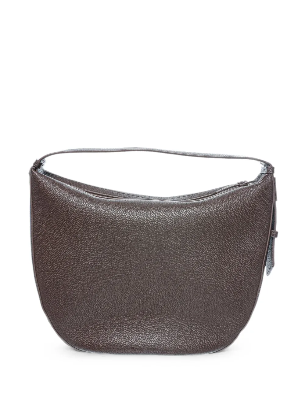 Armani Exchange pebbled-texture shoulder bag - Marrone
