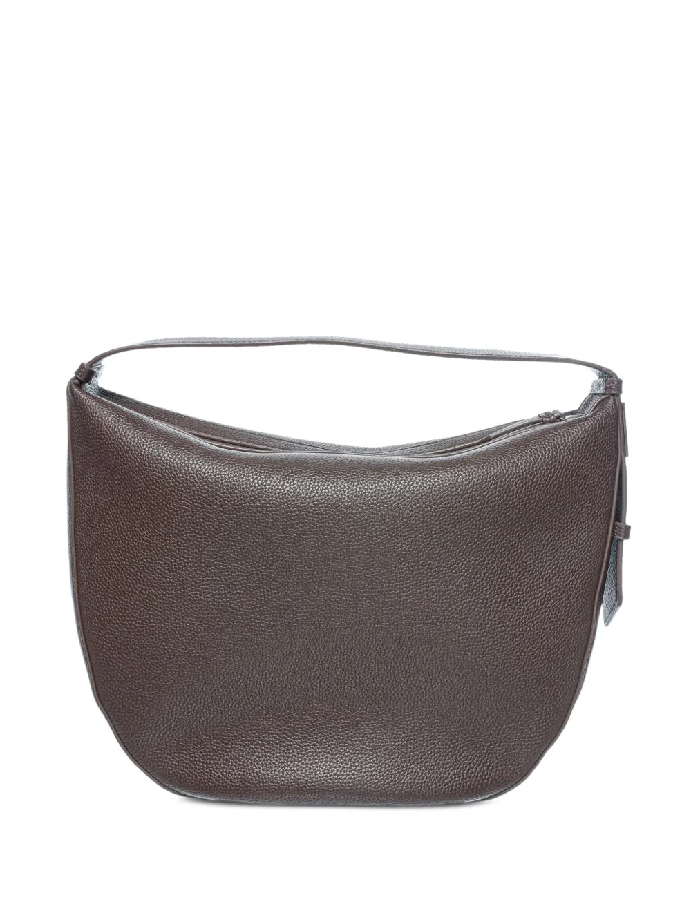 Armani Exchange pebbled-texture shoulder bag - Marrone