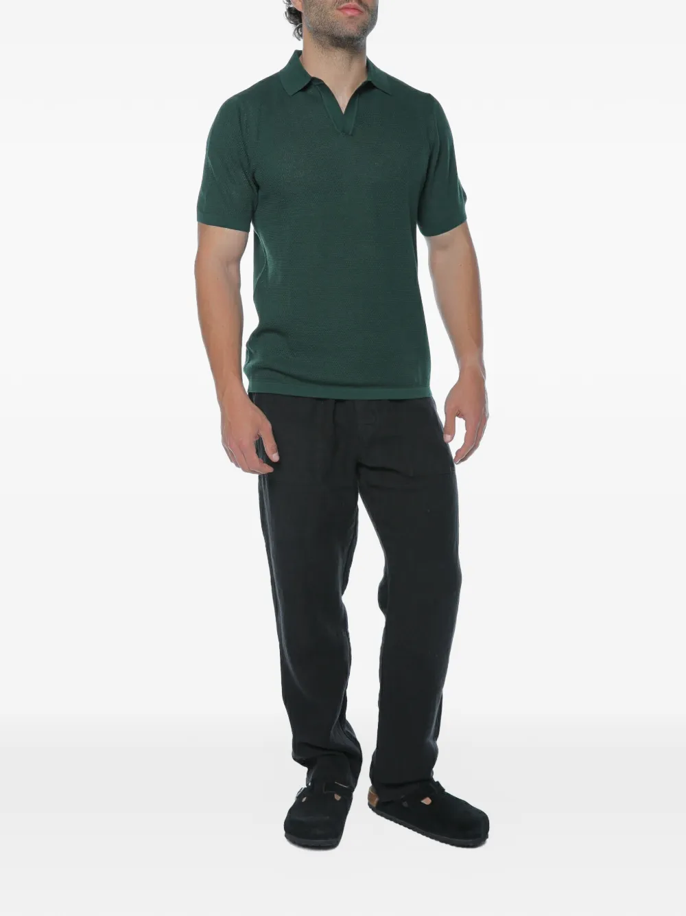 MC2 Saint Barth Sloan T-shirt met mesh Groen
