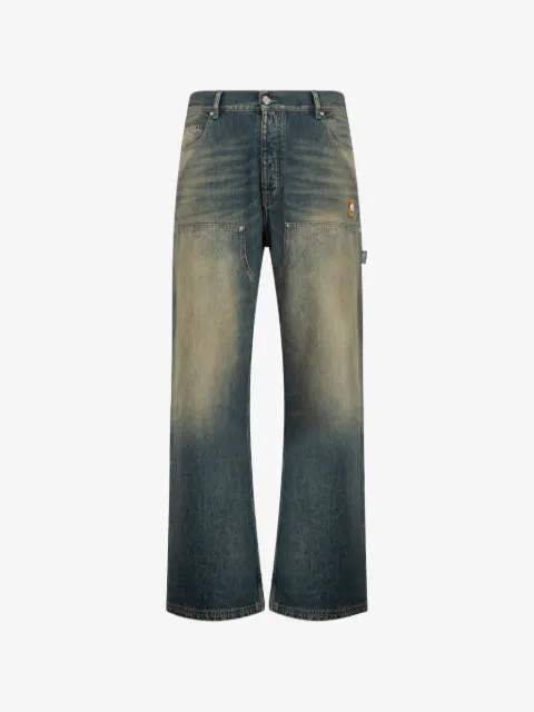 AMIRI faded panelled jeans