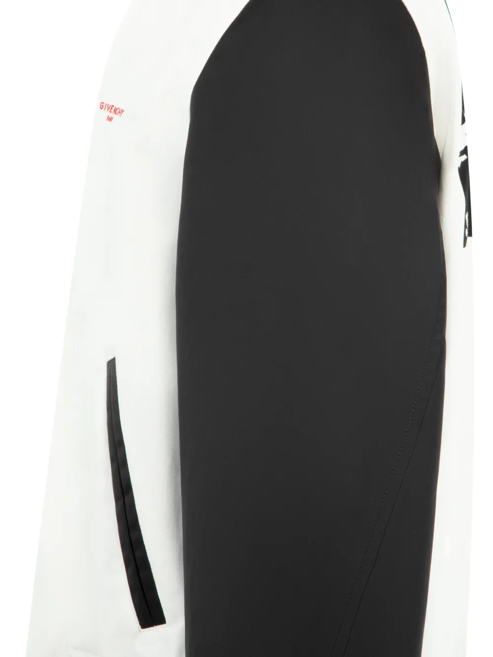 Givenchy Shirtjack met Photographic Negative-print Wit