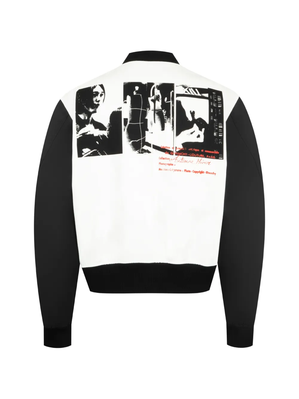 Givenchy Shirtjack met Photographic Negative-print Wit