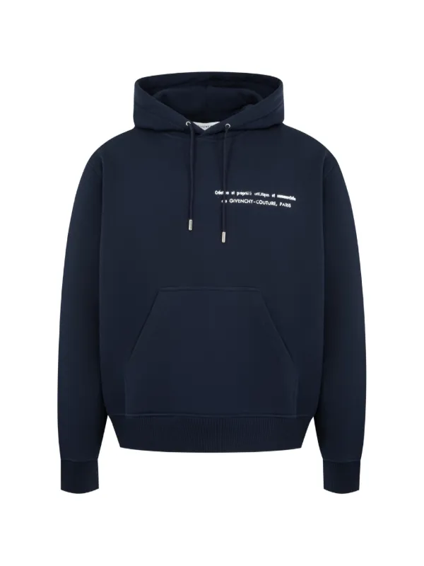 Givenchy Couture Seam フリース パーカー | ブルー | FARFETCH JP