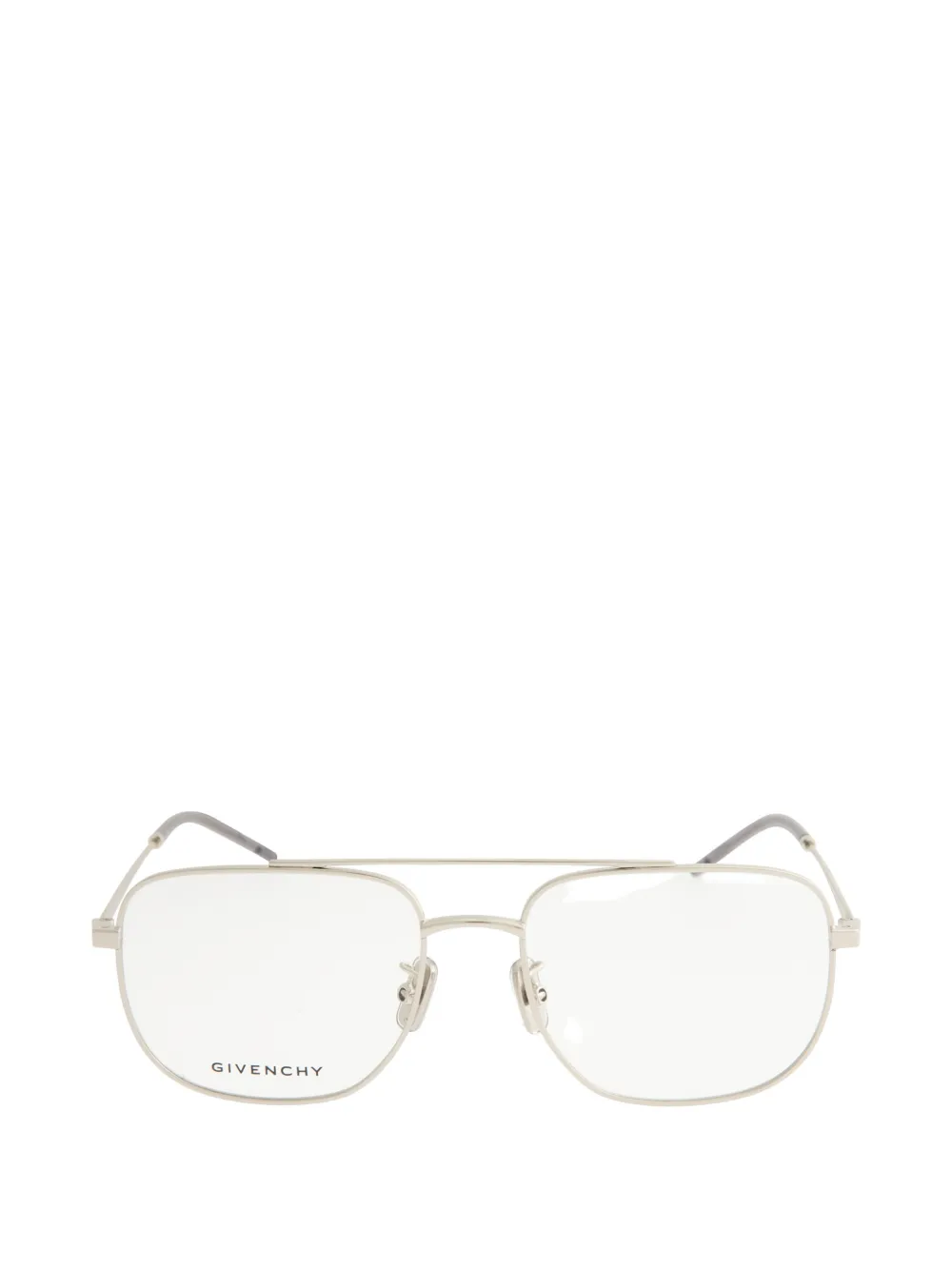 Givenchy Eyewear City double-bridge glasses - Argento