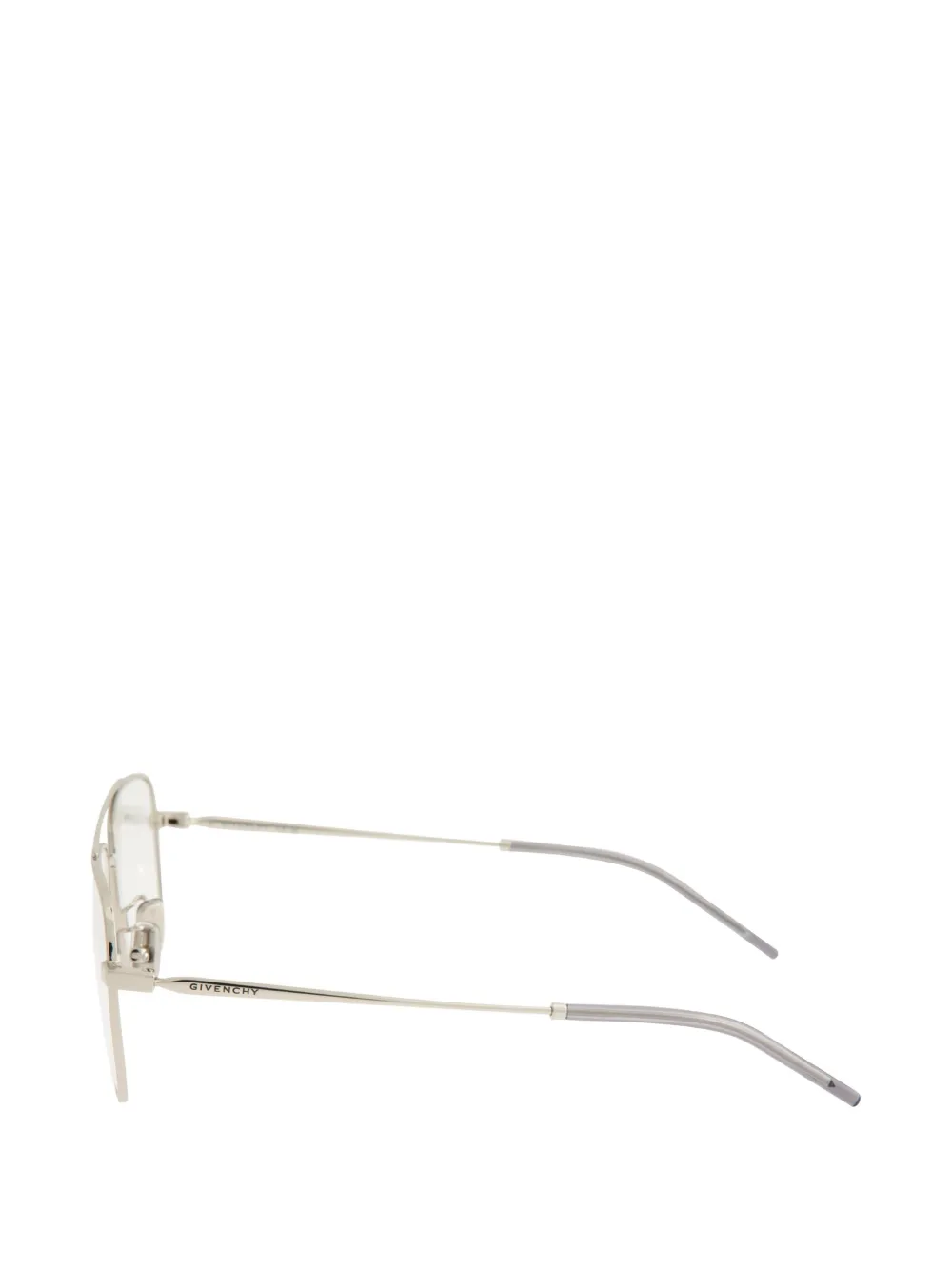 Givenchy Eyewear City bril met dubbele neusbrug Zilver