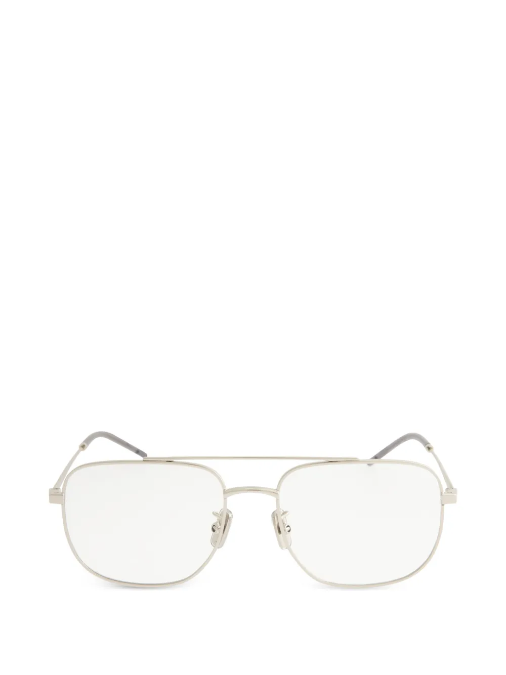 Givenchy Eyewear City double-bridge glasses - Argento