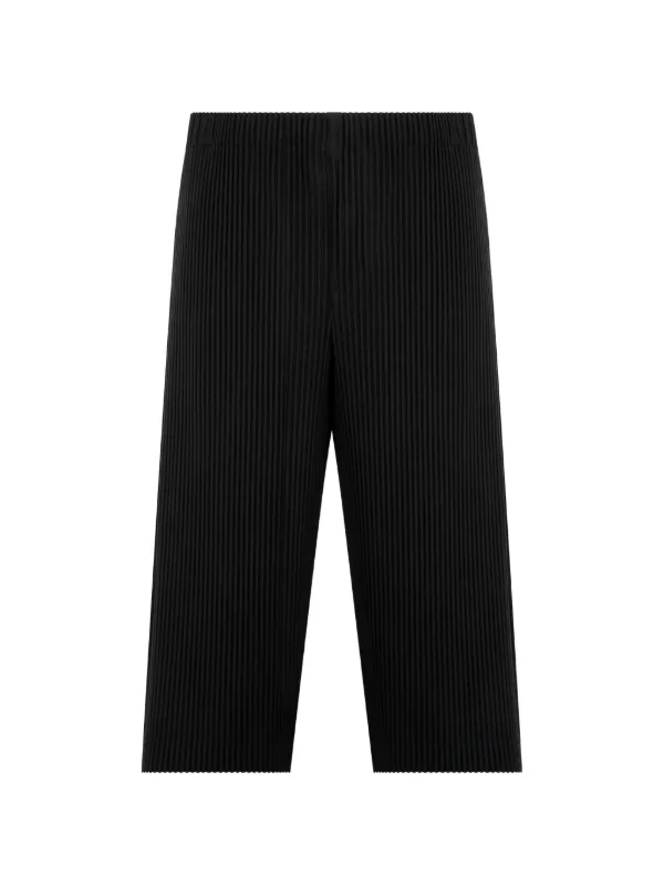 Issey Miyake プリーツ パンツ | ブラック | FARFETCH JP