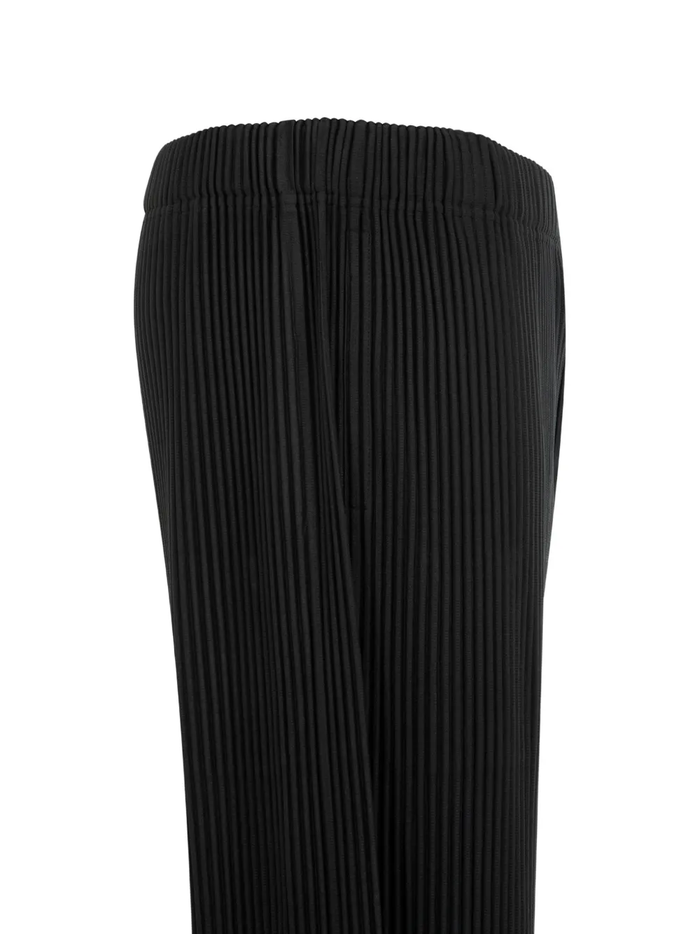 Issey Miyake Broek met plooien Zwart