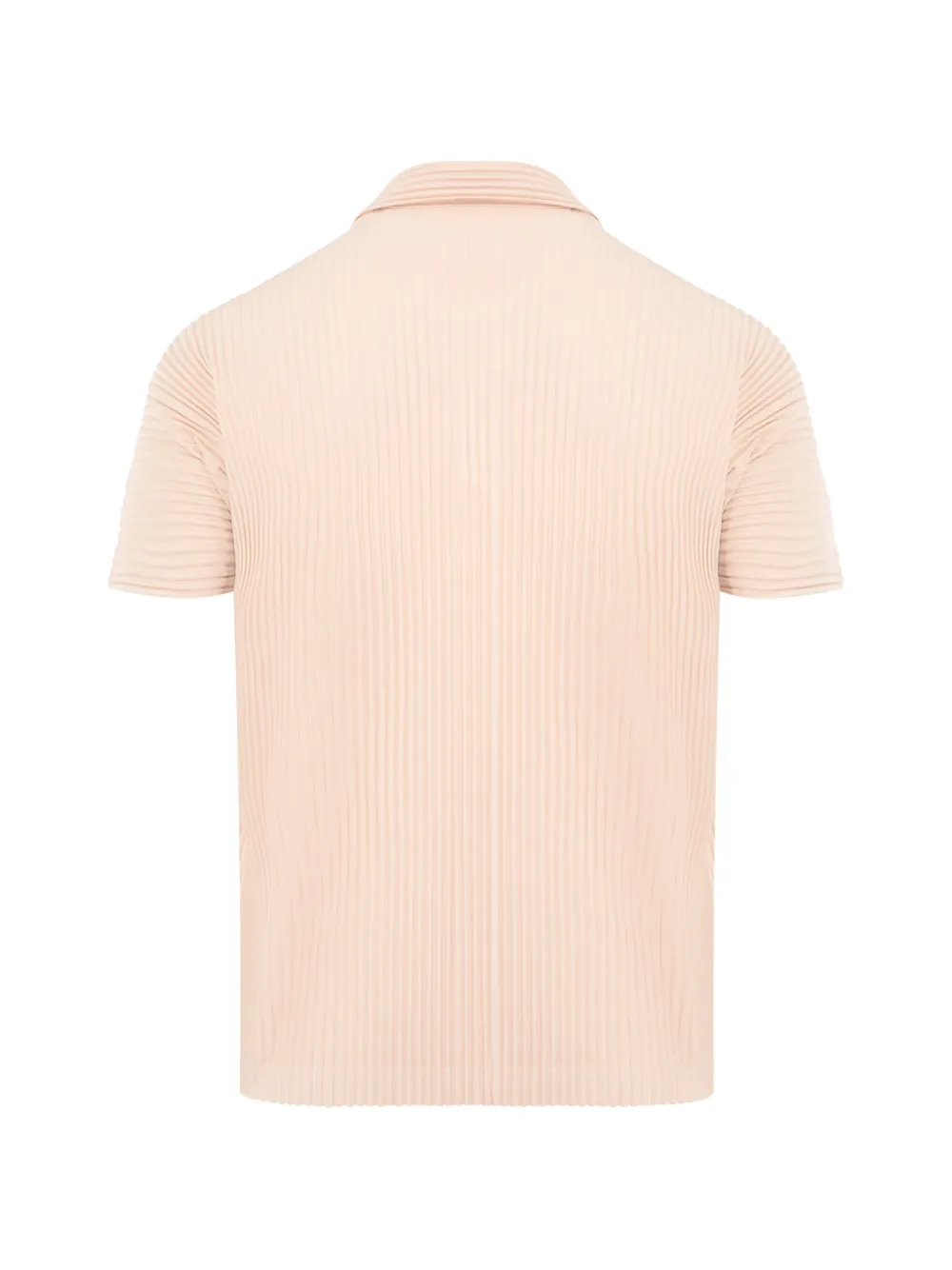 Homme Plissé Issey Miyake Geplooid T-shirt met polokraag Roze
