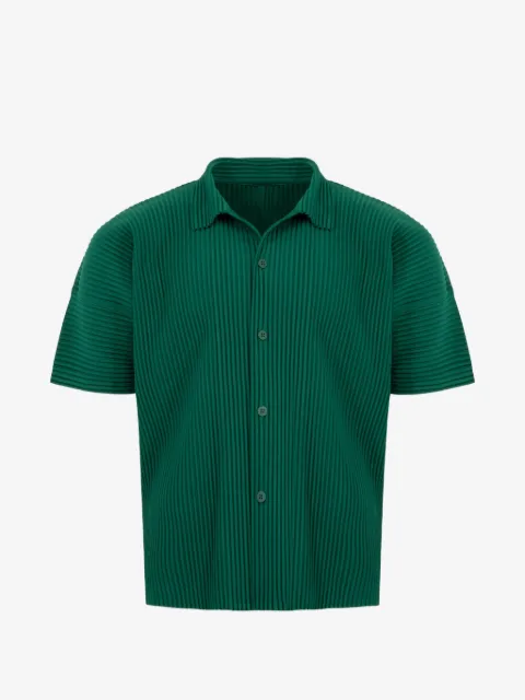 Homme Plissé Issey Miyake pleated short-sleeve shirt