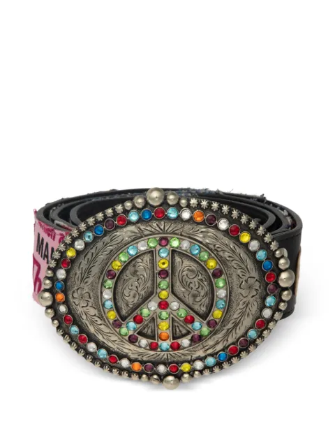 SATOSHI NAKAMOTO Codex crystal-embellished belt