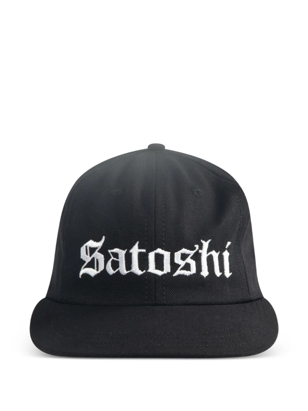 SATOSHI NAKAMOTO OG logo-embroidered baseball cap - Nero