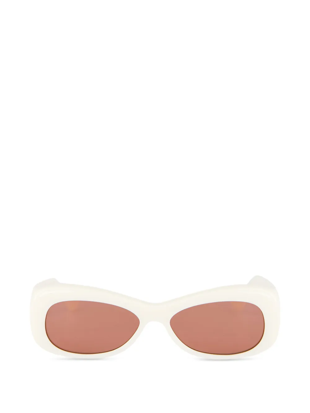 Port Tanger Lydia round-frame sunglasses - Nude