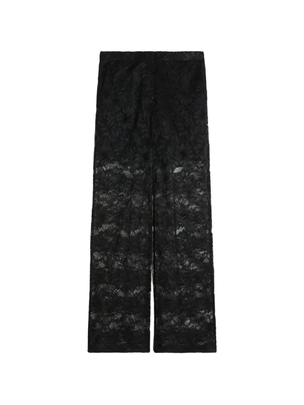 Sportmax floral-lace palazzo pants - Nero