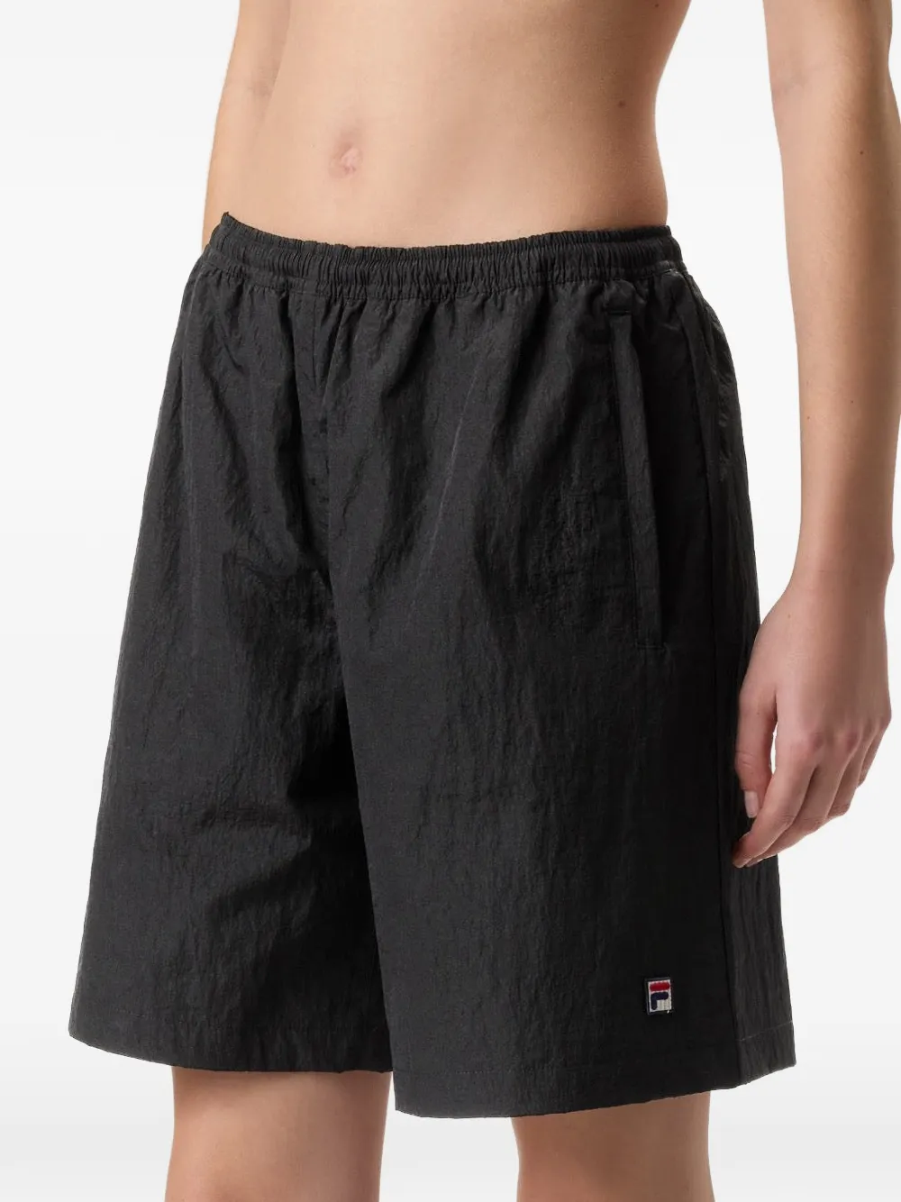 Fila x Hailey Bieber shorts Zwart