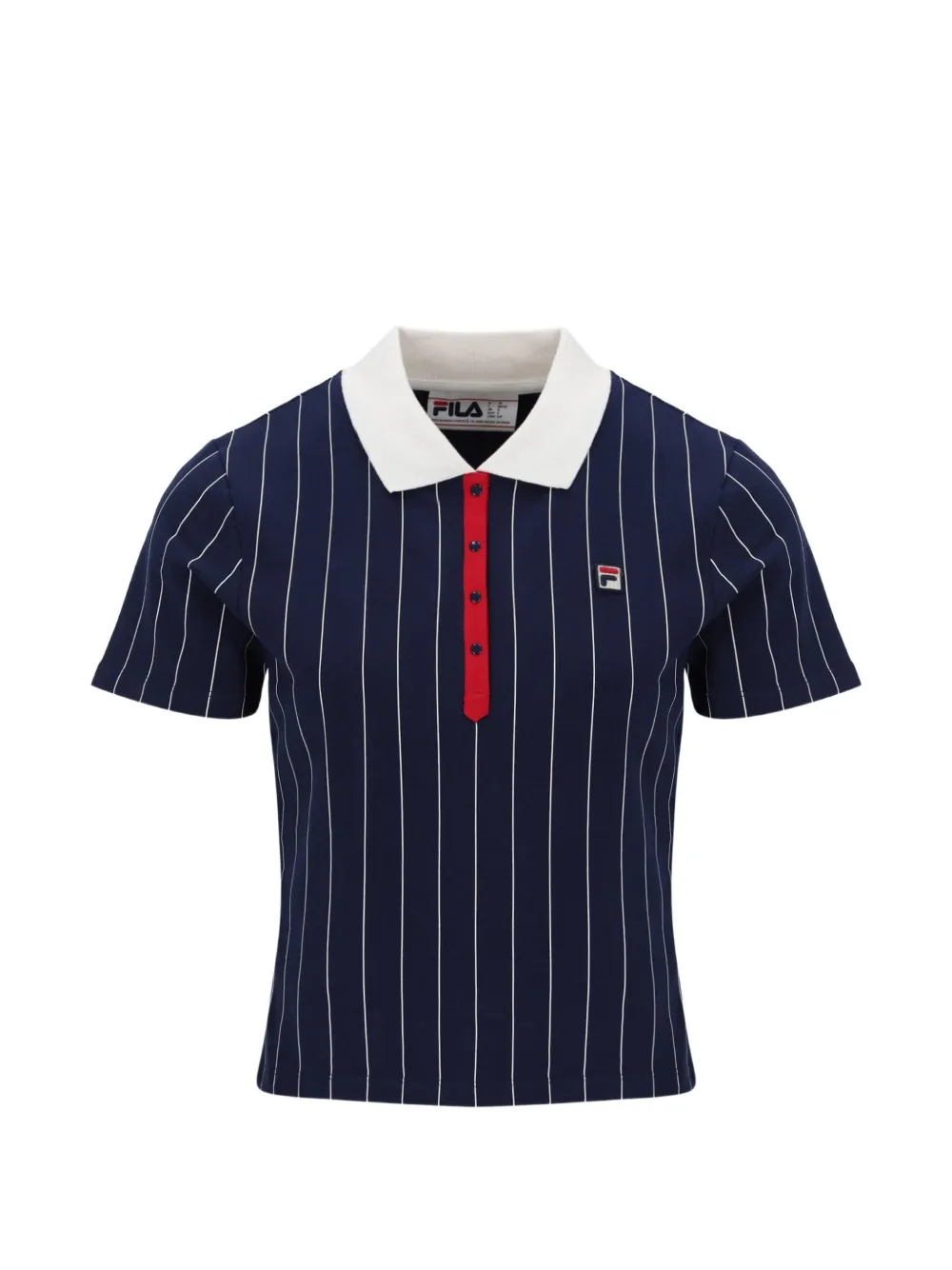 Fila BB1 pinstripe polo shirt - Blu