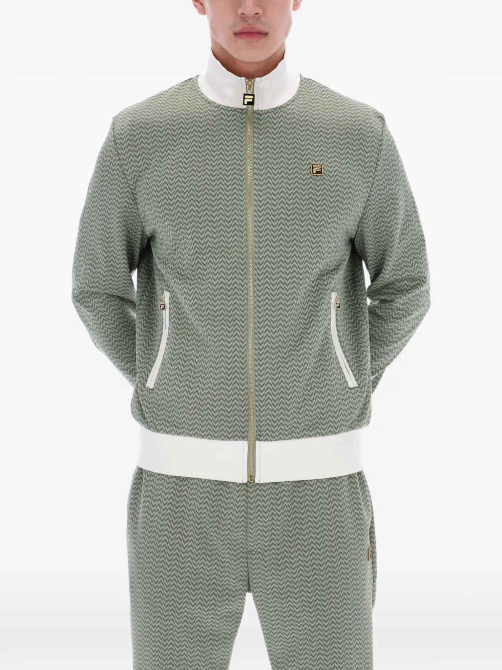 Fila Sweater met print Groen