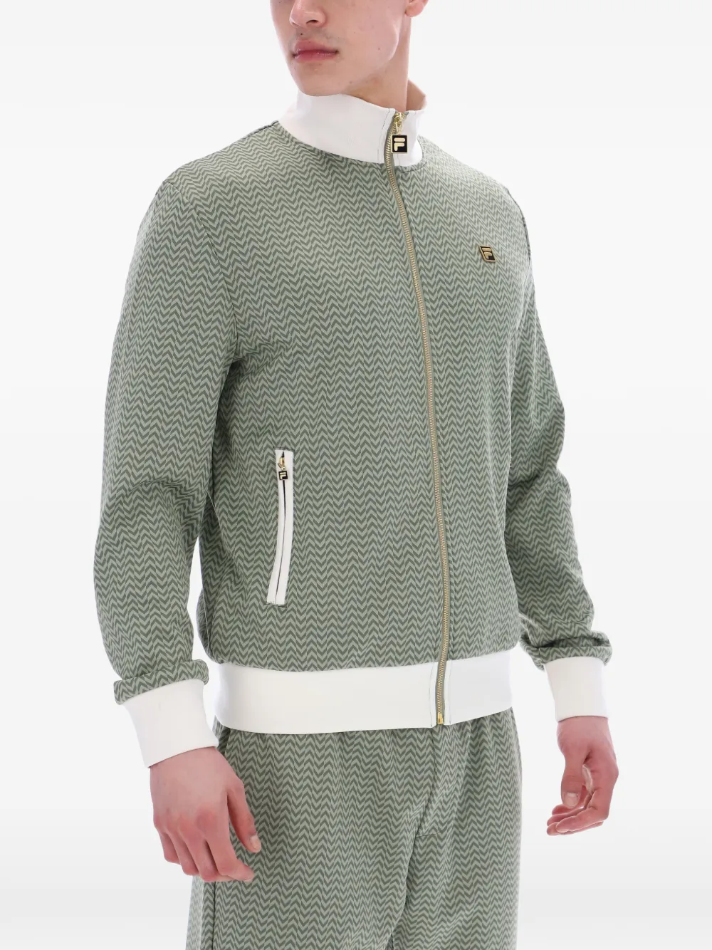 Fila Sweater met print Groen