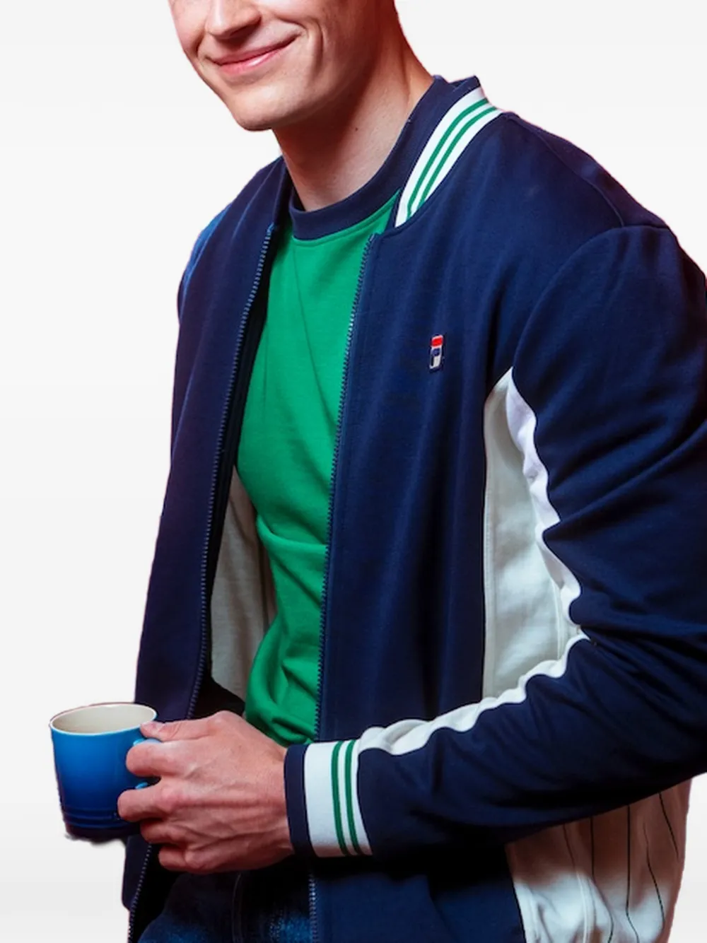 Fila Settanta honkbal sweater Blauw