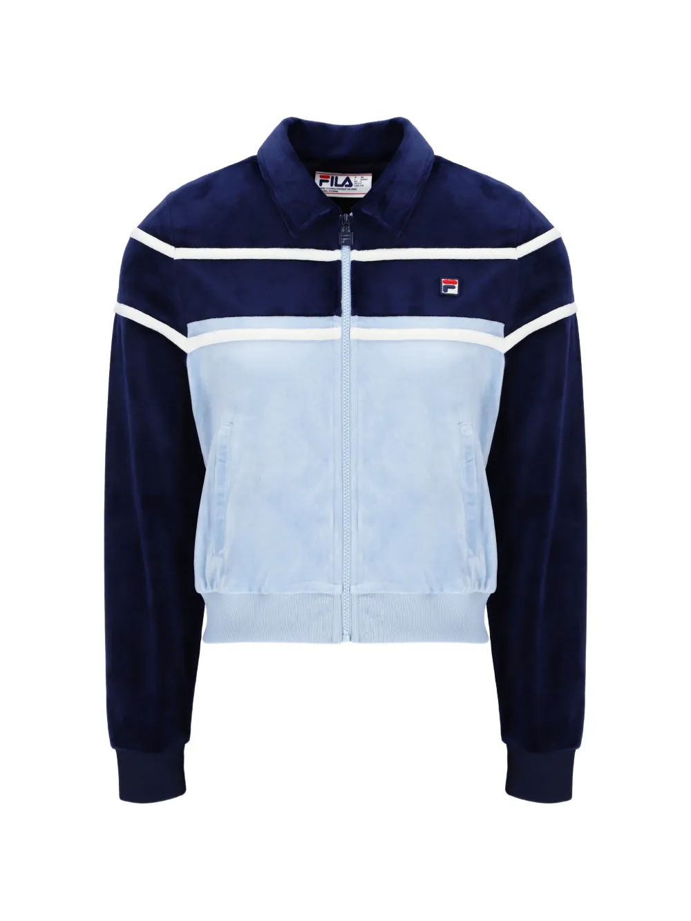 Fila Giovana Sweatshirt mit Cut-and-Naht - Blau