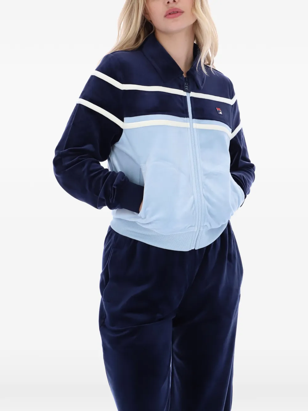 Fila Giovana sweater met uitgesneden details Blauw