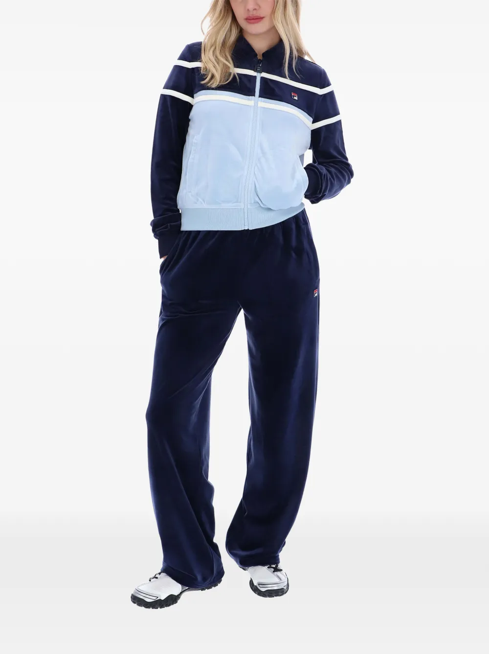 Fila Giovana sweater met uitgesneden details Blauw