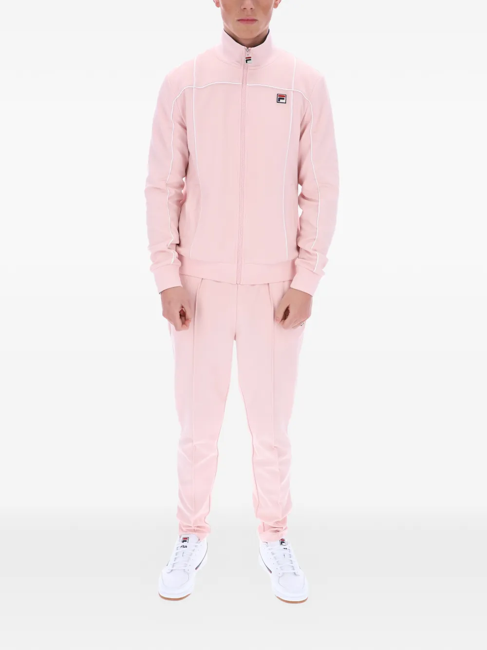 Fila Armando sweater met contrasterende afwerking Roze