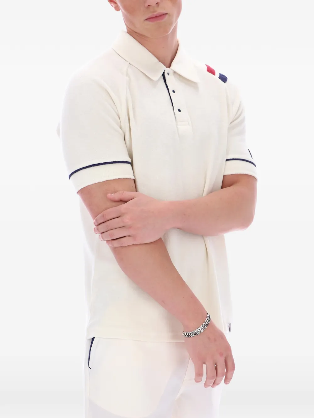 Fila Massimo badstof poloshirt Beige