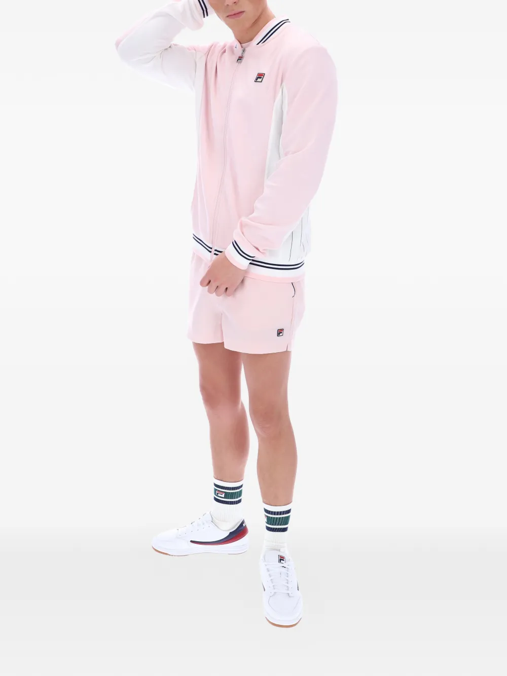 Fila Settanta Baseball sweater Roze
