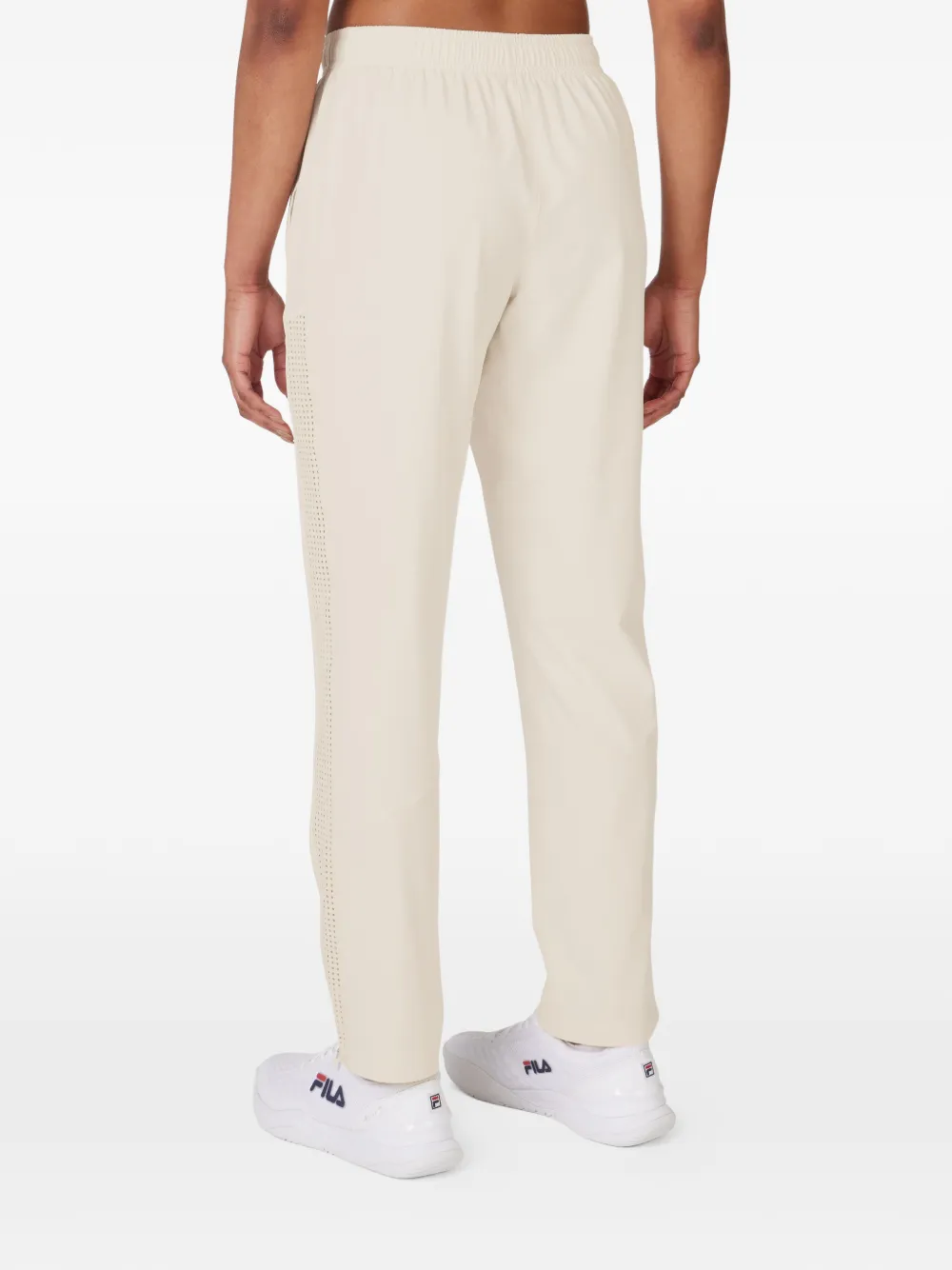 Fila Tennis Advantage trainingsbroek met geperforeerd detail Beige
