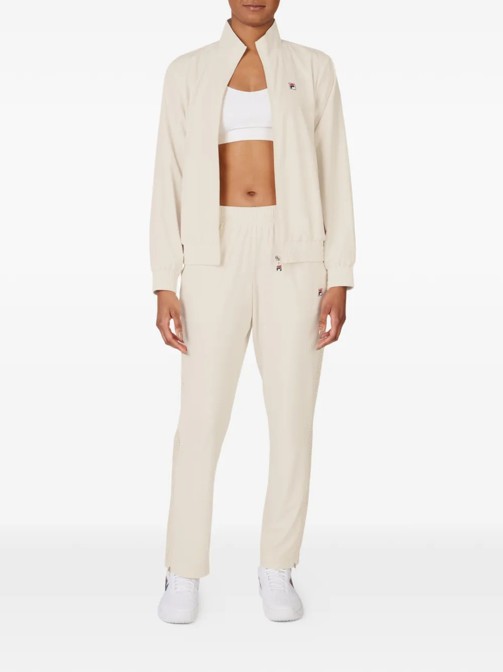 Fila Tennis Advantage trainingsbroek met geperforeerd detail Beige