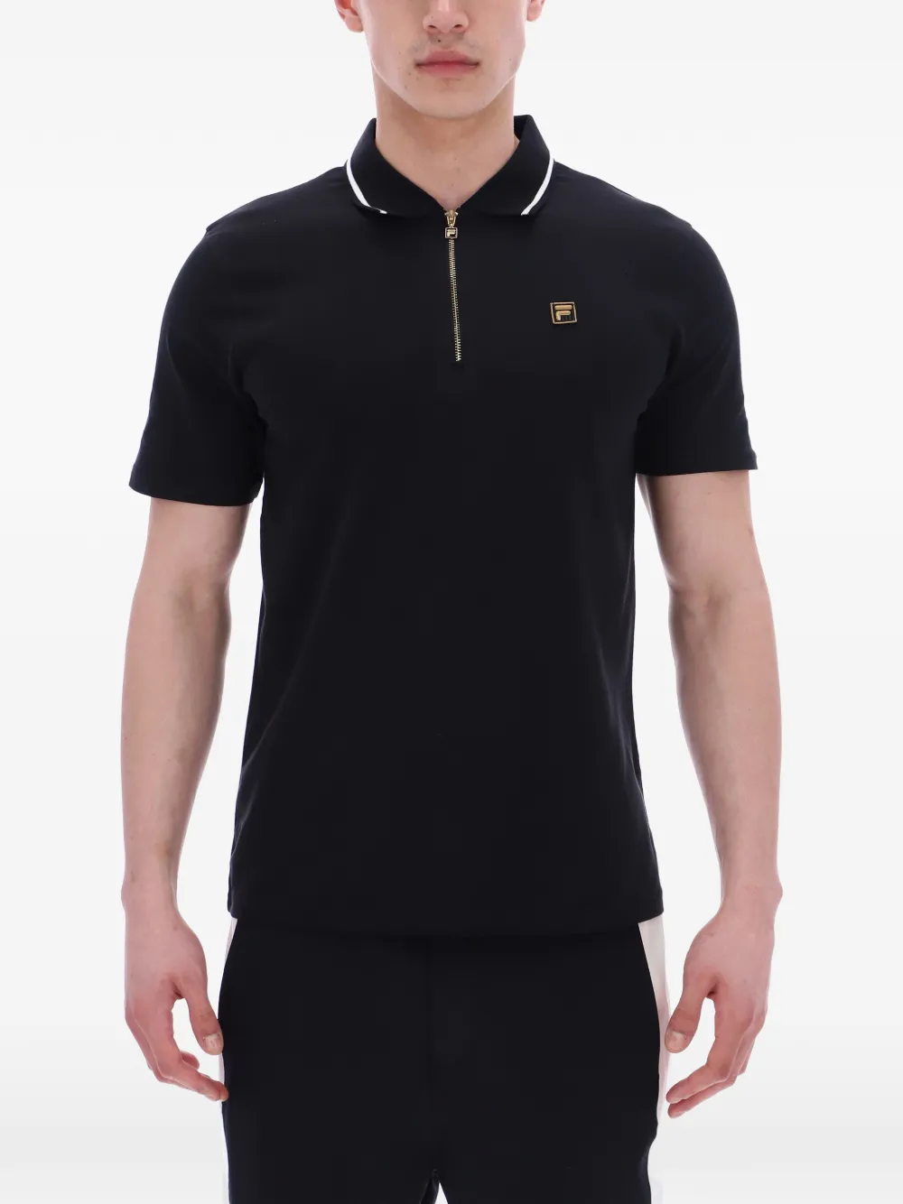 Fila Lemar poloshirt met ritssluiting Zwart