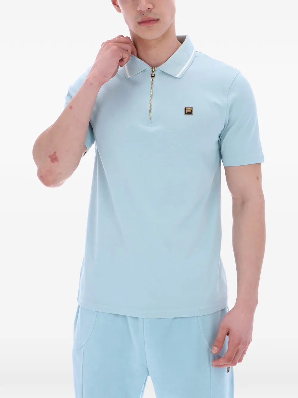 Fila Lemar poloshirt met ritssluiting Blauw