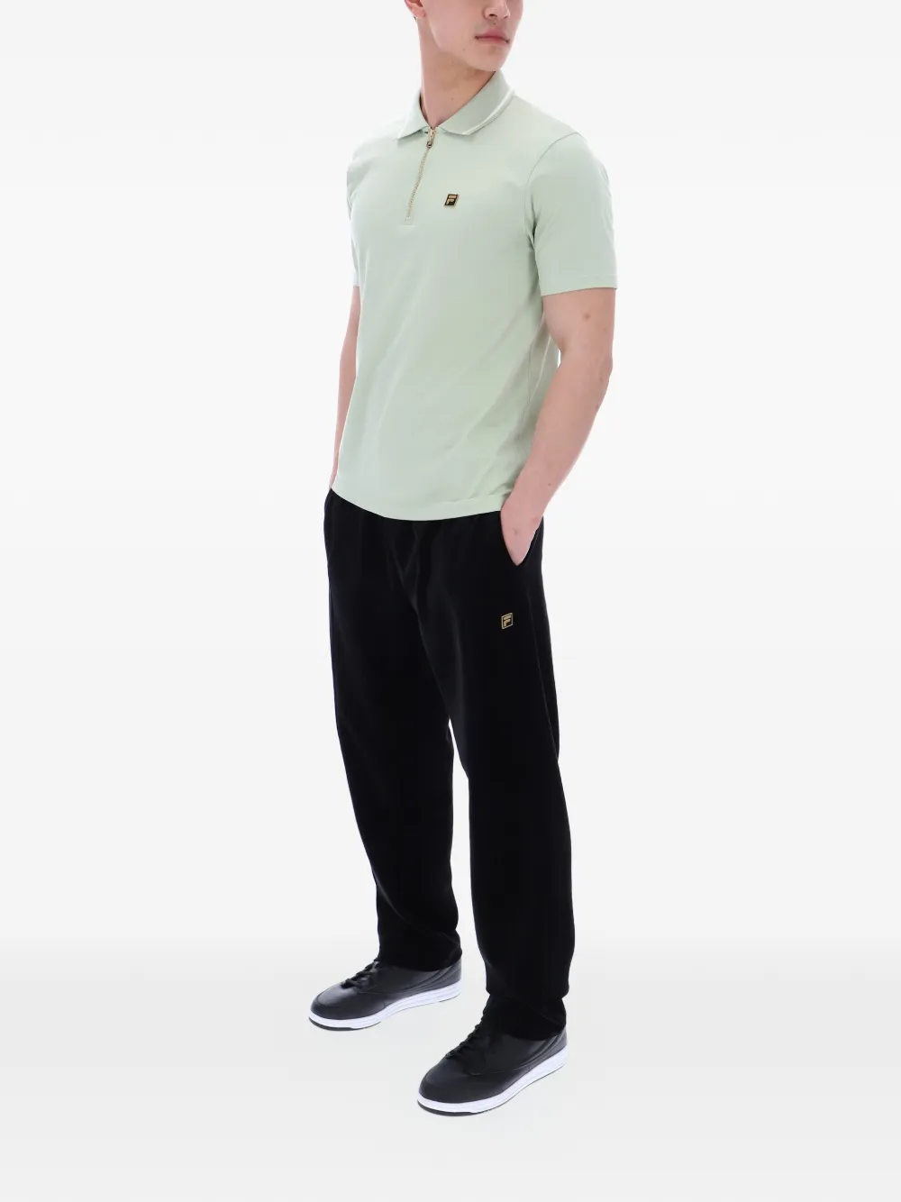 Fila Lemar poloshirt met ritssluiting Groen