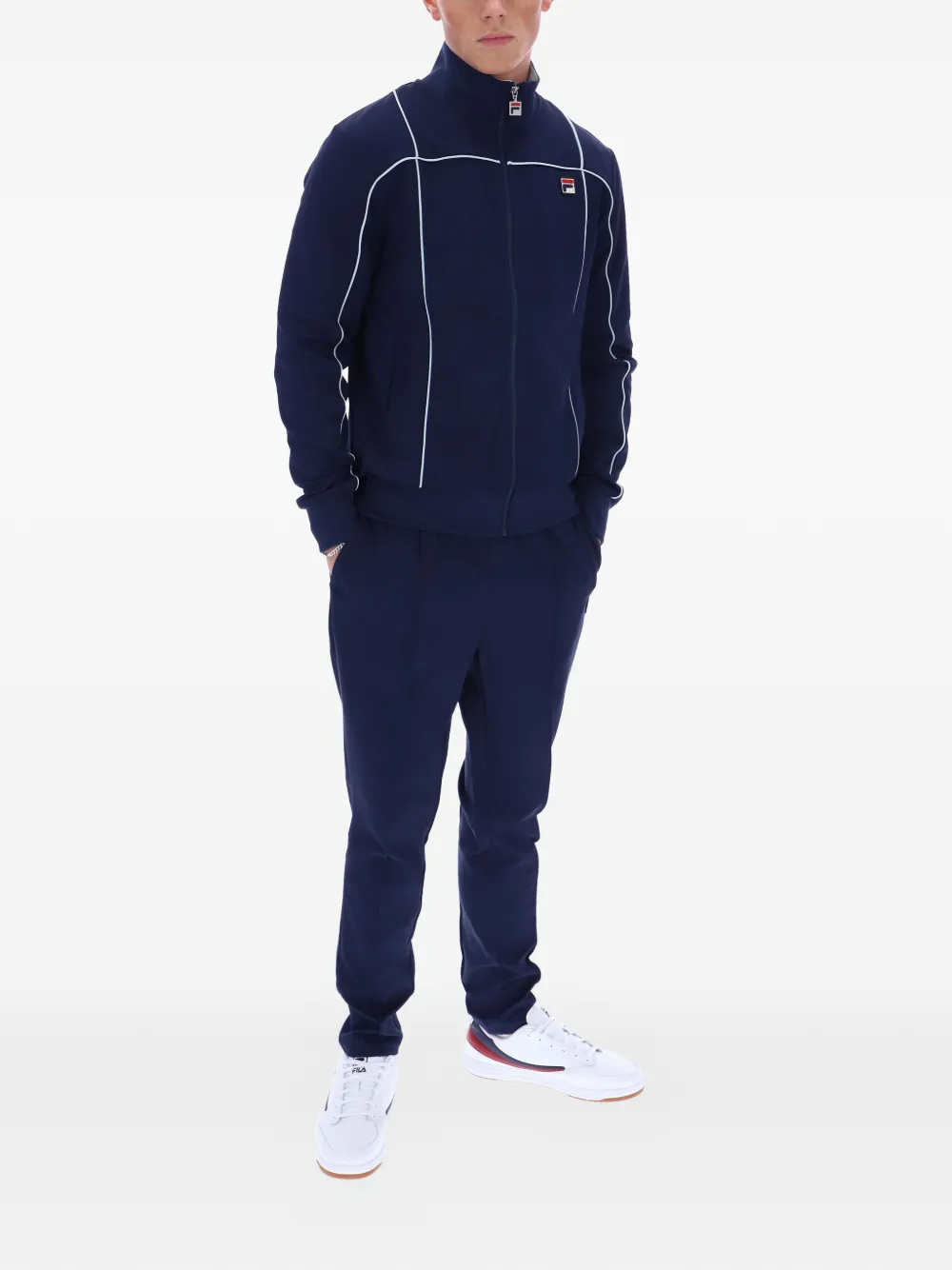 Fila Armando trainingsjack met contrasterende afwerking Blauw