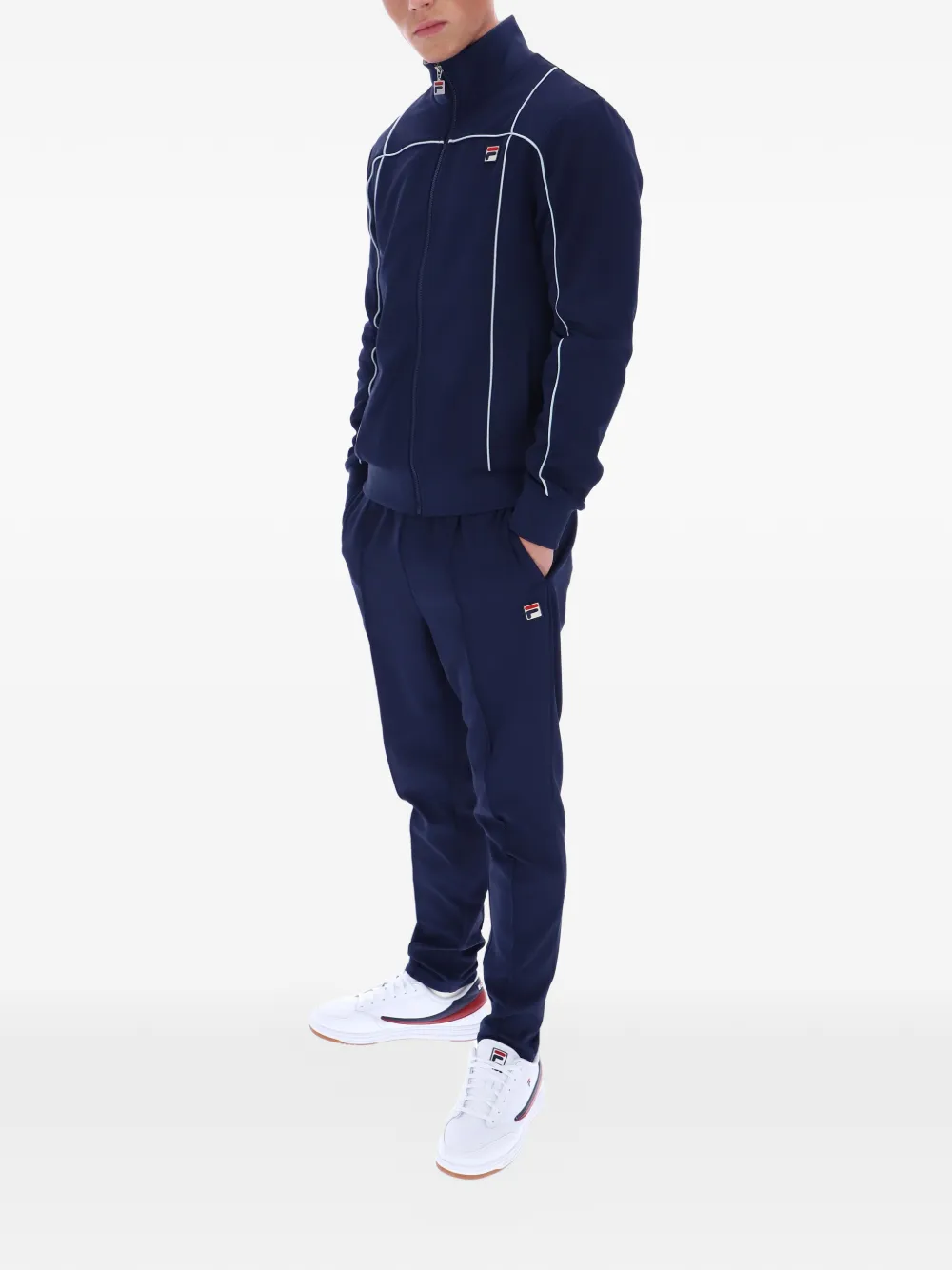 Fila Armando trainingsjack met contrasterende afwerking Blauw