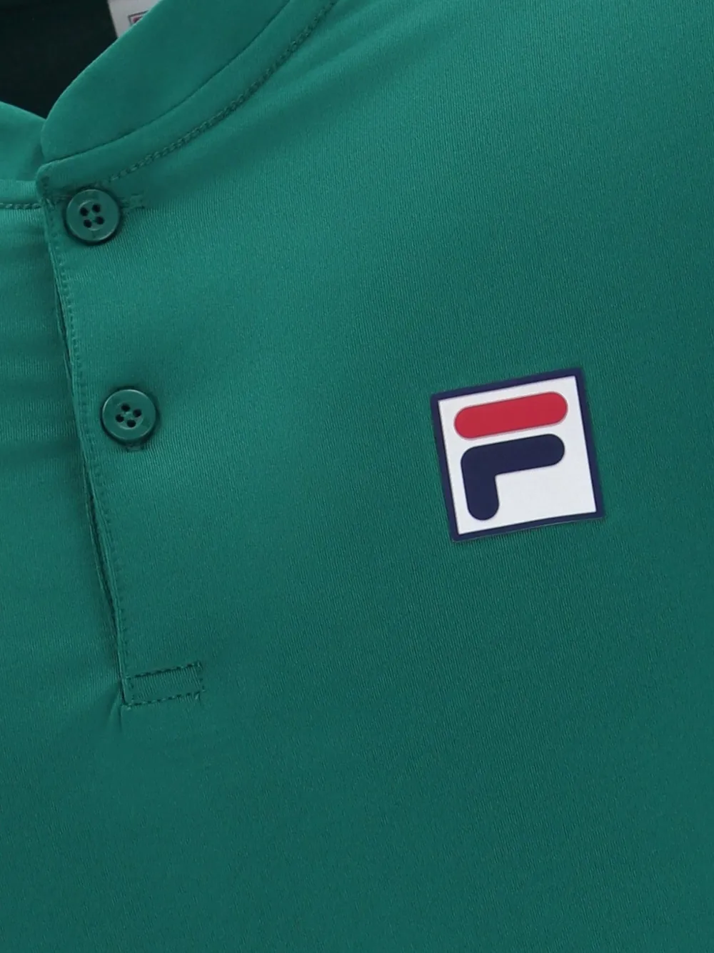 Fila T-shirt met logopatch Groen