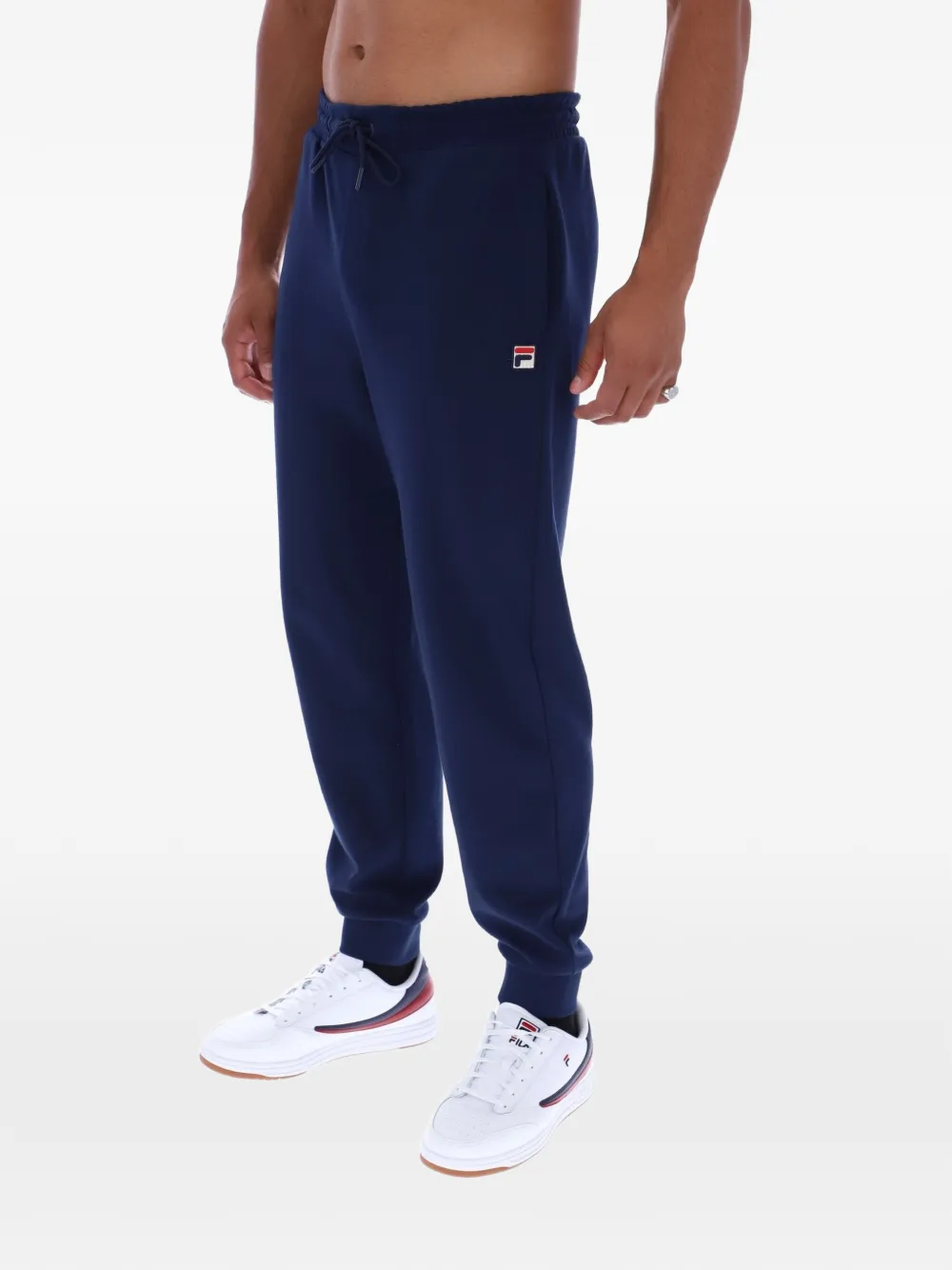 Fila Giulio trainingsbroek met logopatch Blauw