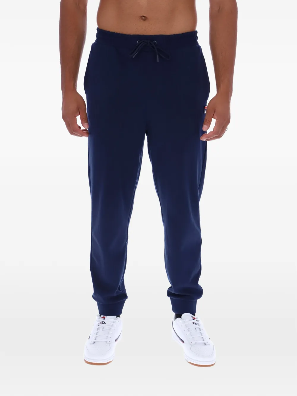 Fila Giulio trainingsbroek met logopatch Blauw