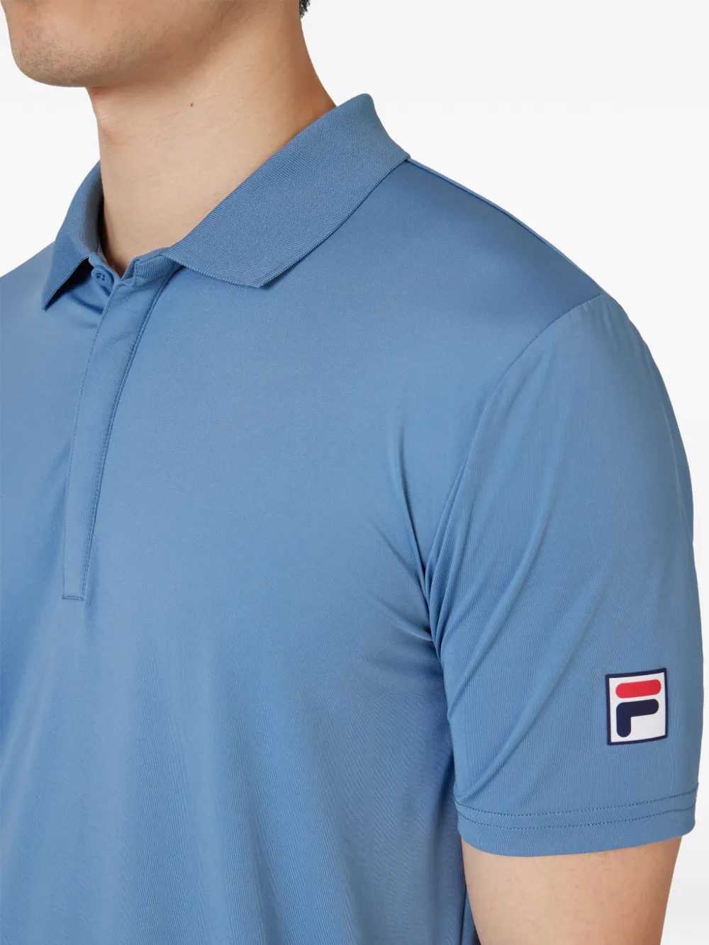 Fila Tennis Essentials poloshirt met logopatch Blauw