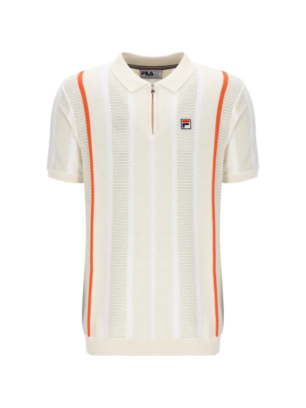 Fila Polo Giorgio all'uncinetto - Bianco