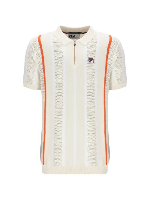 Fila Giorgio crochet-knit polo shirt