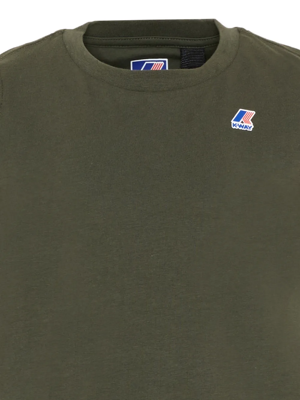 K Way Kids Leonide T-shirt met ritszak en logopatch Groen