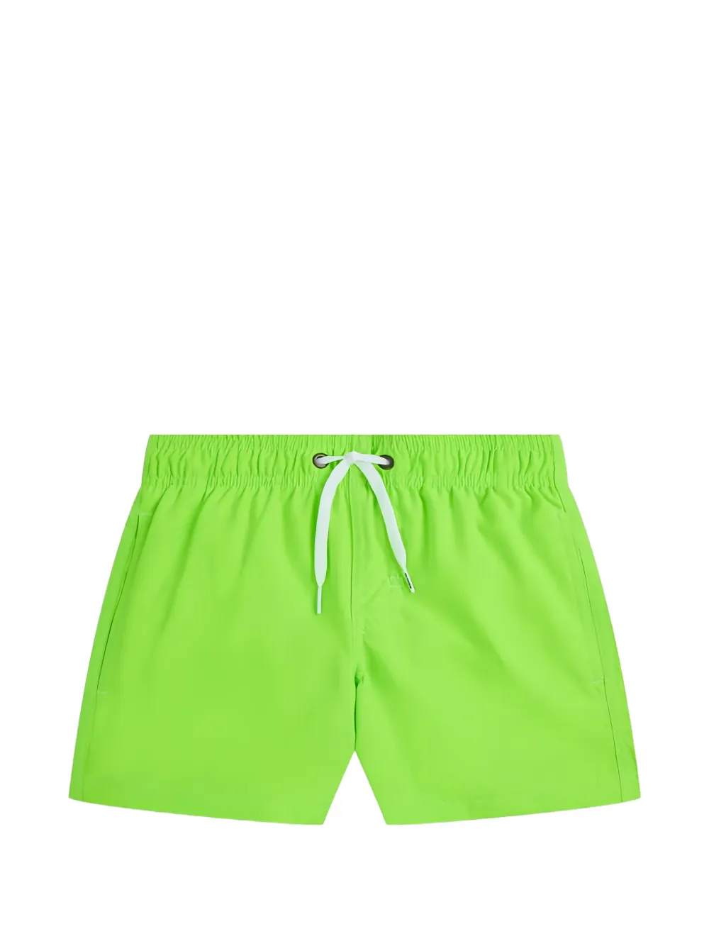 Sundek rainbow-stripe drawstring swim shorts - Verde